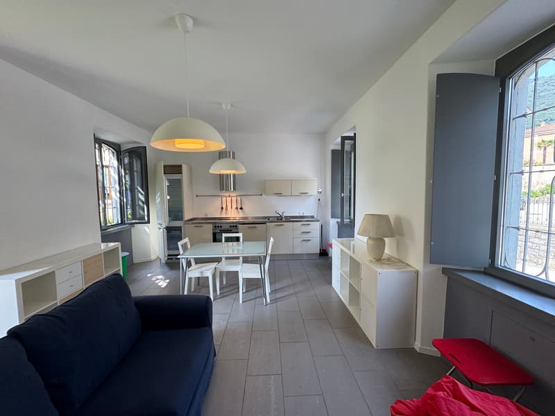 Mendrisio Centro – Elegante appartamento con giardino privato in villa storica (10)