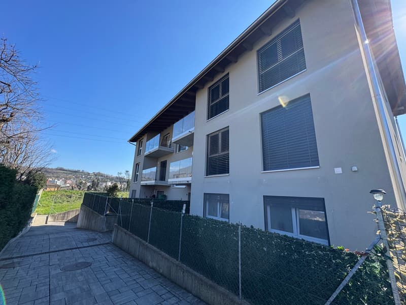 Moderno 4.5 locali con ampio giardino privato a Rancate (16)