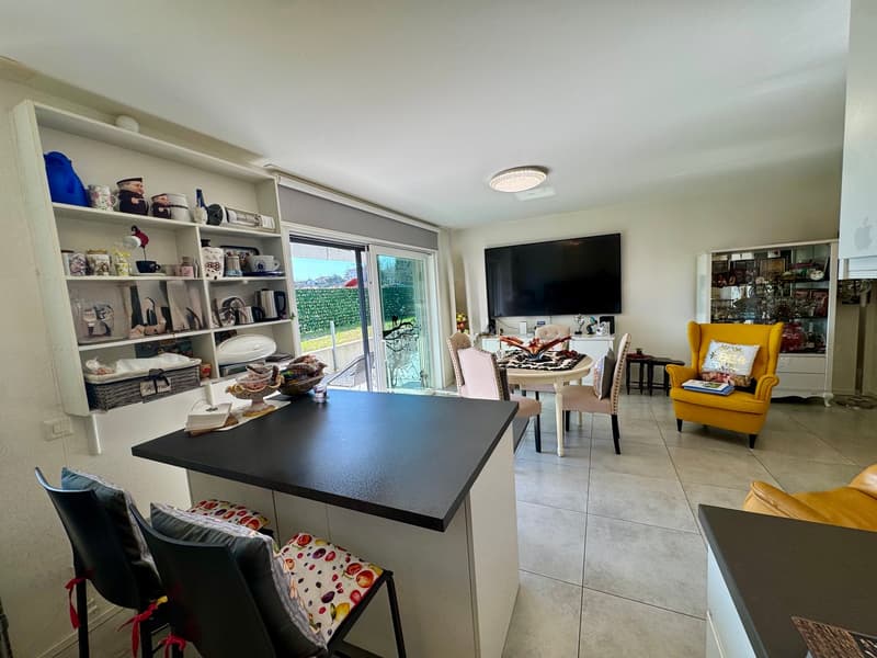 Moderno 4.5 locali con ampio giardino privato a Rancate (8)