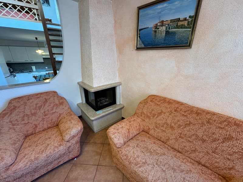 Duplex in locazione con 2 camere e studio – Cadro (16)