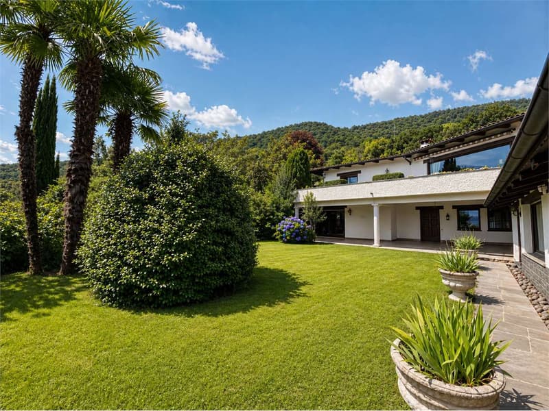 Villa con vista sul Lago di Lugano e ampia area Spa - PURA (1)