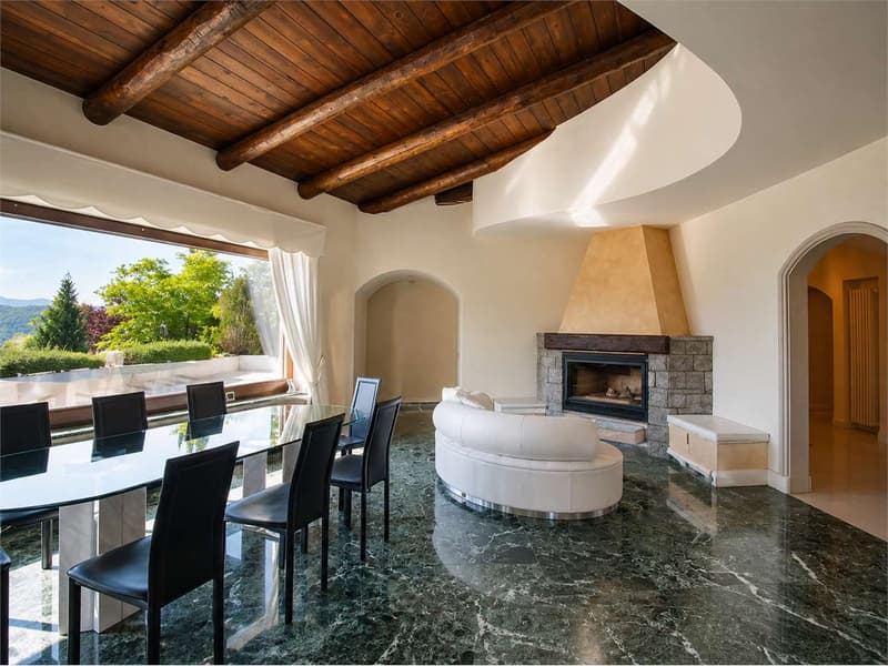Villa con vista sul Lago di Lugano e ampia area Spa - PURA (7)