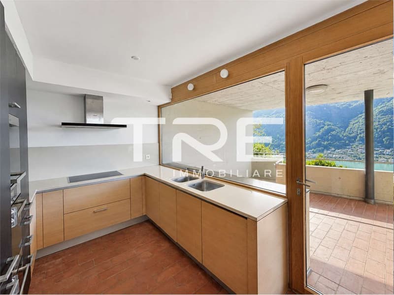 Villa con vista lago a Vico Morcote (6)