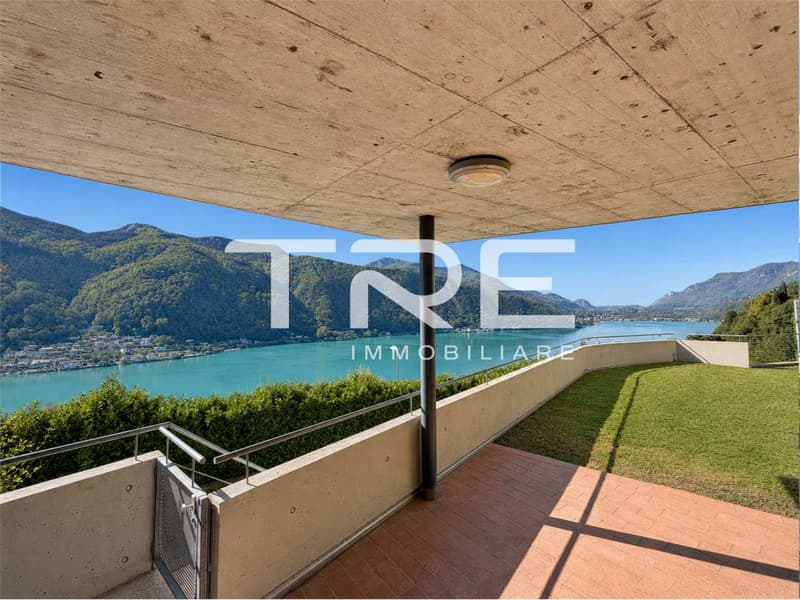 Villa con vista lago a Vico Morcote (7)