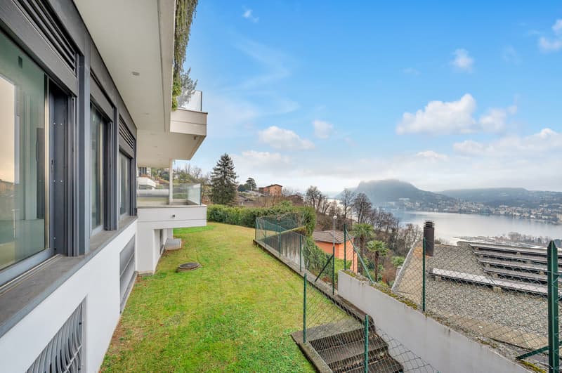 Nuovo spazioso appartamento 4,5 con vista lago e giardino (2)