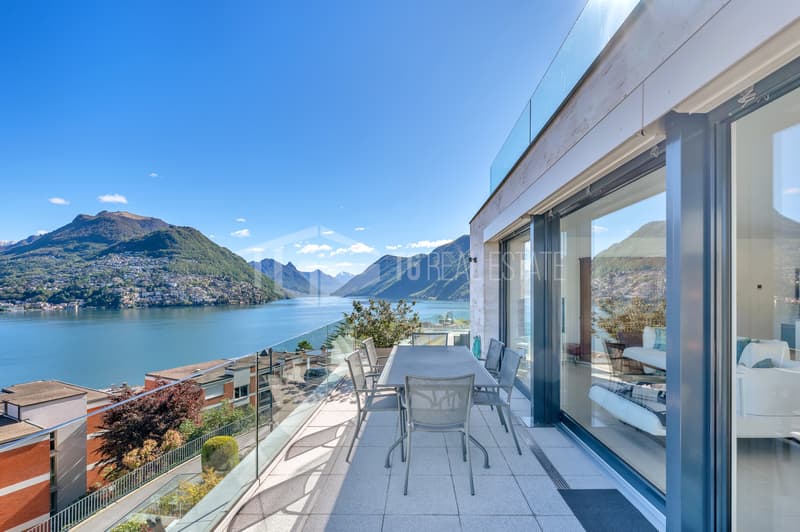 Spazioso appartamento ammobiliato di 4.5 locali con vista mozzafiato sul lago a Paradiso (2)