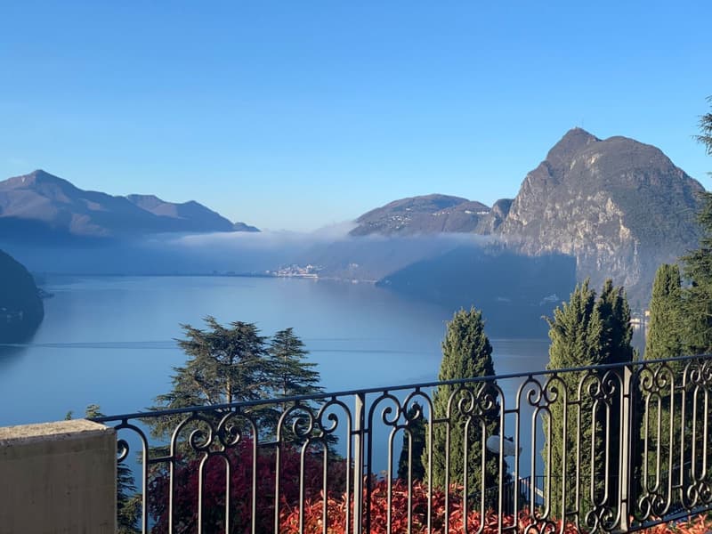ELEGANTE DUPLEX CON LA VISTA MOZZAFIATO SUL LAGO. (6)