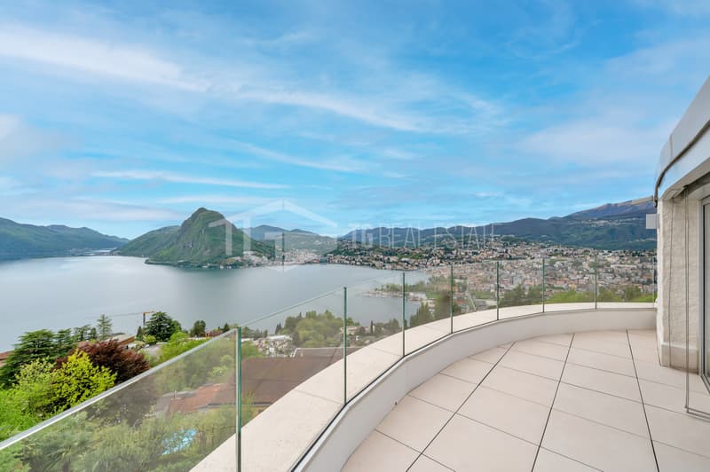 Prestigioso Attico Duplex con Vista Lago  a Aldesago (8)