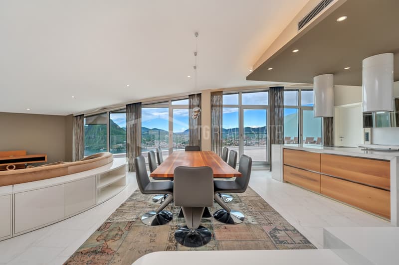 Prestigioso Attico Duplex con Vista Lago  a Aldesago (11)