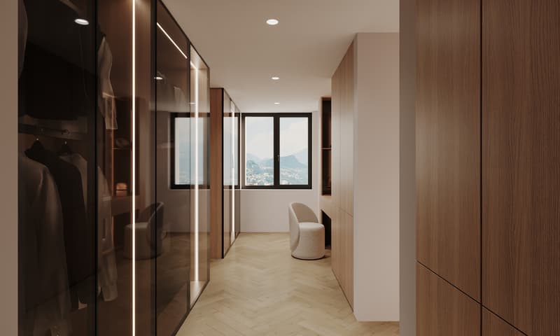 NUOVO ATTICO DI 7  LOCALI CON VISTA LAGO A PARADISO (5)