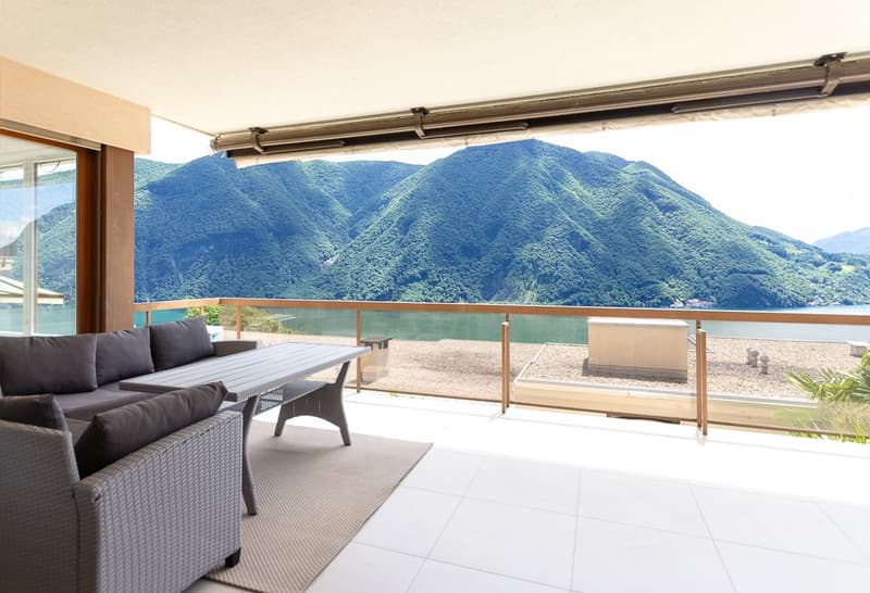 SPLENDIDO 3.5 LOCALI CON GIARDINO PRIVATO E VISTA LAGO (3)
