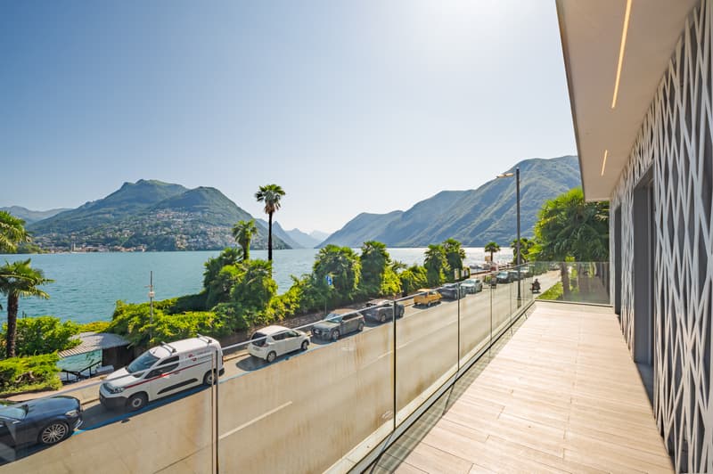 ATTICO VISTA LAGO A PARADISO ARREDATO (2)