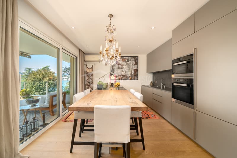 ELEGANZA CONTEMPORANEA CON VISTA LAGO A CASTAGNOLA. 3,5 LOCALI (6)