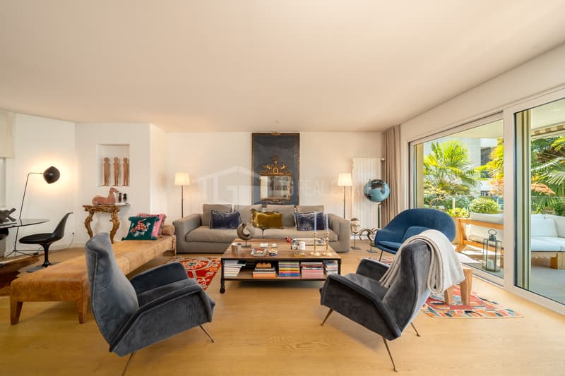 ELEGANZA CONTEMPORANEA CON VISTA LAGO A CASTAGNOLA. 3,5 LOCALI (3)