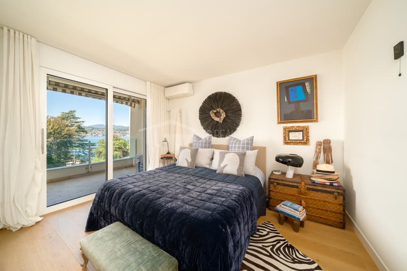 ELEGANZA CONTEMPORANEA CON VISTA LAGO A CASTAGNOLA. 3,5 LOCALI (7)