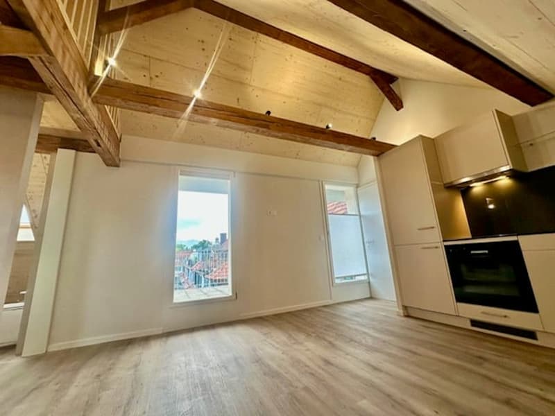 Erstbezug Charmante Loft-Dachwohnung mit grossem Balkon an ruhiger Lage mit schönem Innenhof (14)