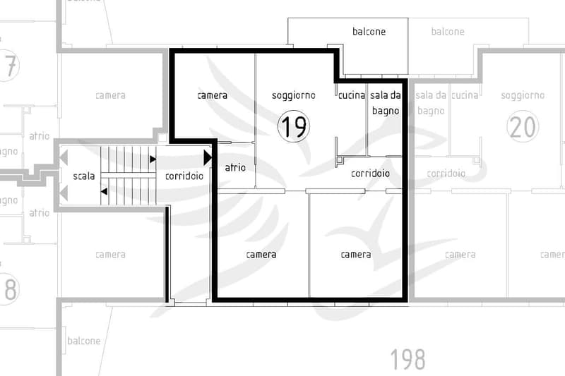Strategico appartamento 2.5 locali con balcone (8)