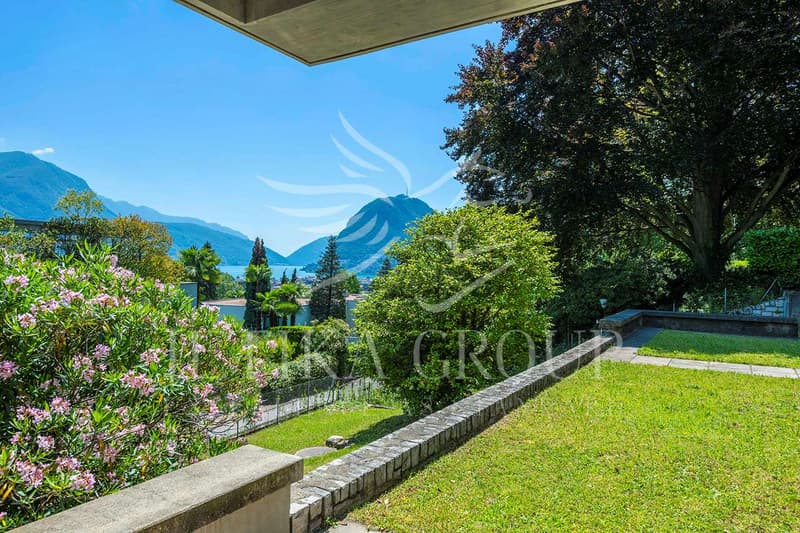 Villa in centro a Lugano con vista lago (1)
