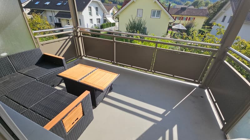 2021 renovierte 3½-Zimmerwohnung mit neuer Küche und modernisiertem Bad. (10)