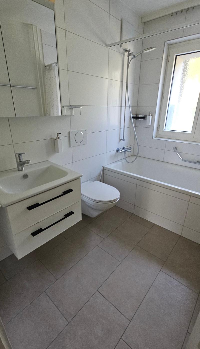 2021 renovierte 3½-Zimmerwohnung mit neuer Küche und modernisiertem Bad. (7)