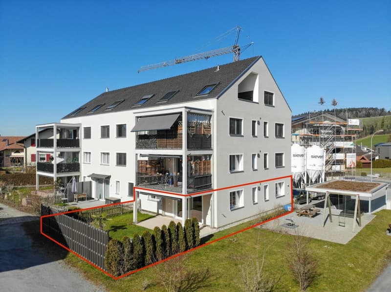 Hochwertige 3.5-Zimmer-Gartenwohnung