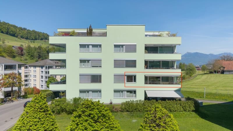 Das Haus von der Sonnenseite Süd/West