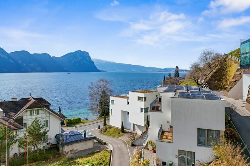 Natur und Design vereint: Modernes Haus mit traumhaftem Seeblick