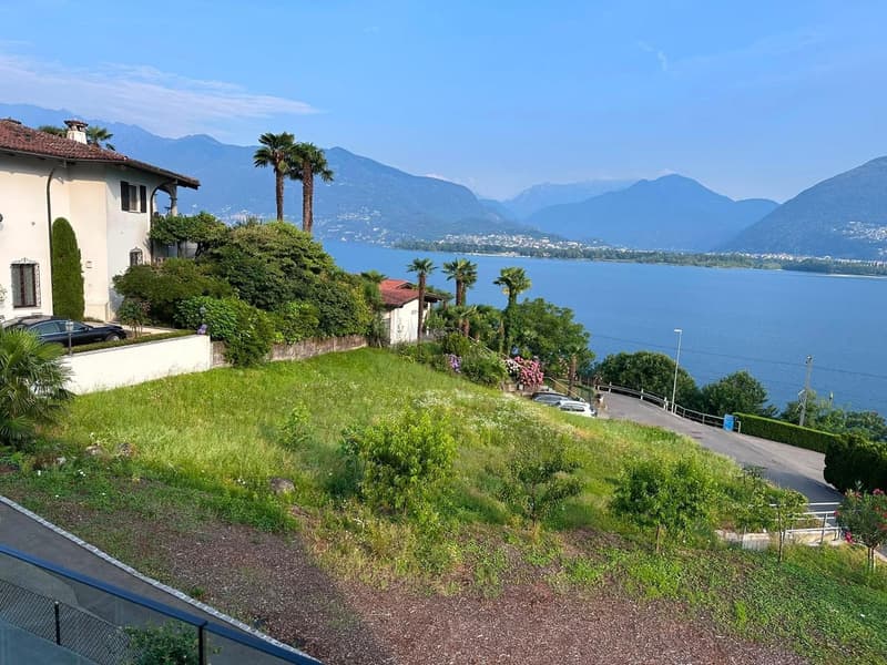 TERRENO UNICO CON VISTA MOZZAFIATO A 180° SUL LAGO MAGGIORE (9)