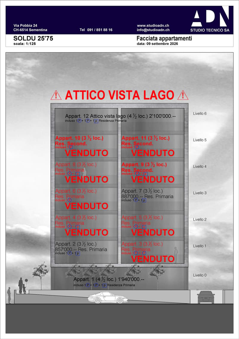 SOLDUNO VENDESI APPARTAMENTI ALTO STANDING da 3.5 e 4.5 LOC. (14)