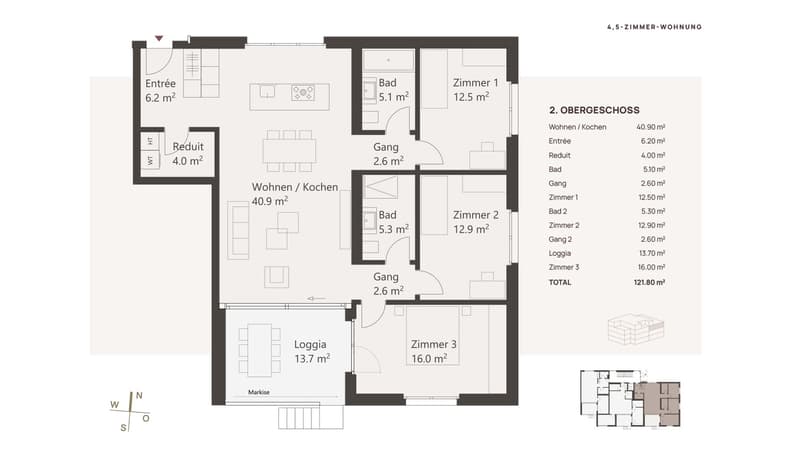 Erstbezug - 1.5 Zimmer Wohnung mit hohem Wohnkomfort an attraktiver Lage (16)