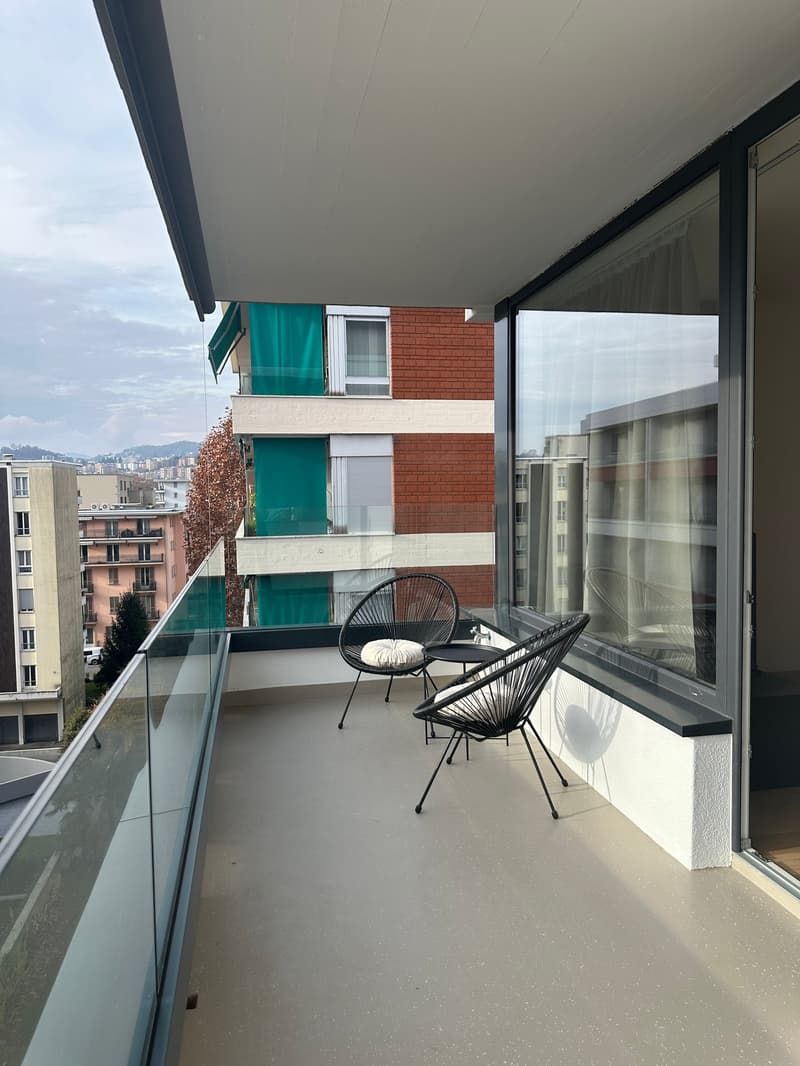 Moderno appartamento 3.5 locali a Viganello con vista panoramica (4)