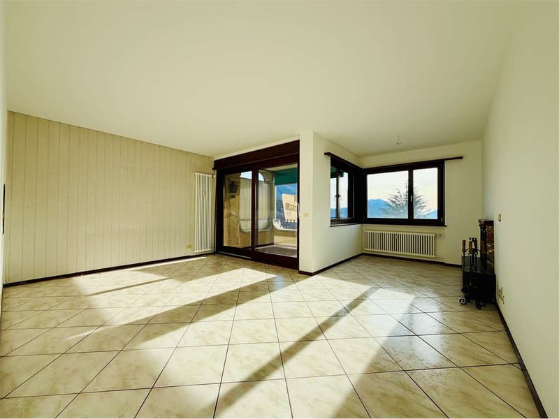 Lopagno -  ampio 2.5 locali con terrazza vista lago e piscina (4)
