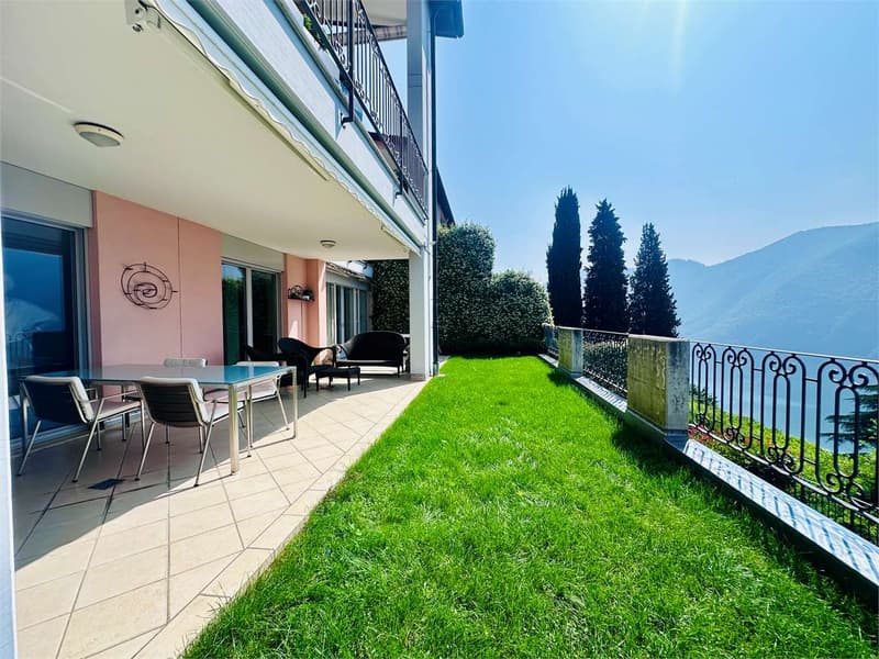 RUVIGLIANA - Elegante Duplex giardino vista lago (2)