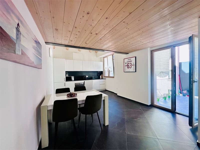 Riva S. Vitale ...à deux pas du lac, nous vendons un duplex moderne de 2,5 pièces (7)