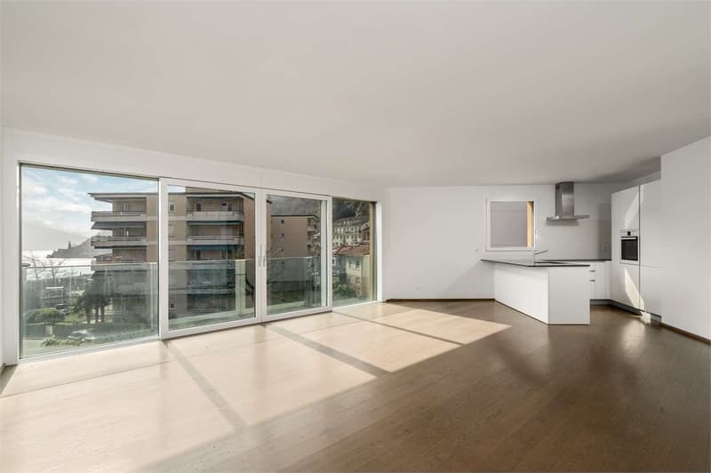 Melide - moderno 4.5 loc. con vista lago e roof-top (2)