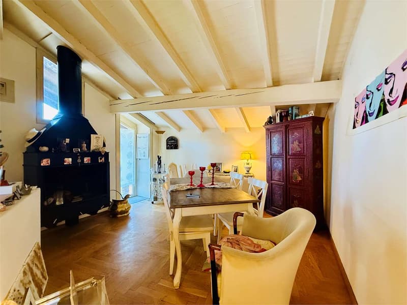 AFFITTASI APPARTAMENTO 3.5 LOCALI TRIPLEX A GENTILINO - 90 MQ NEL NUCL (5)
