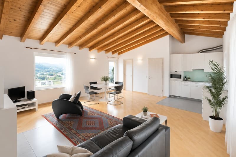 Attico di 2,5 locali con vista lago (2)