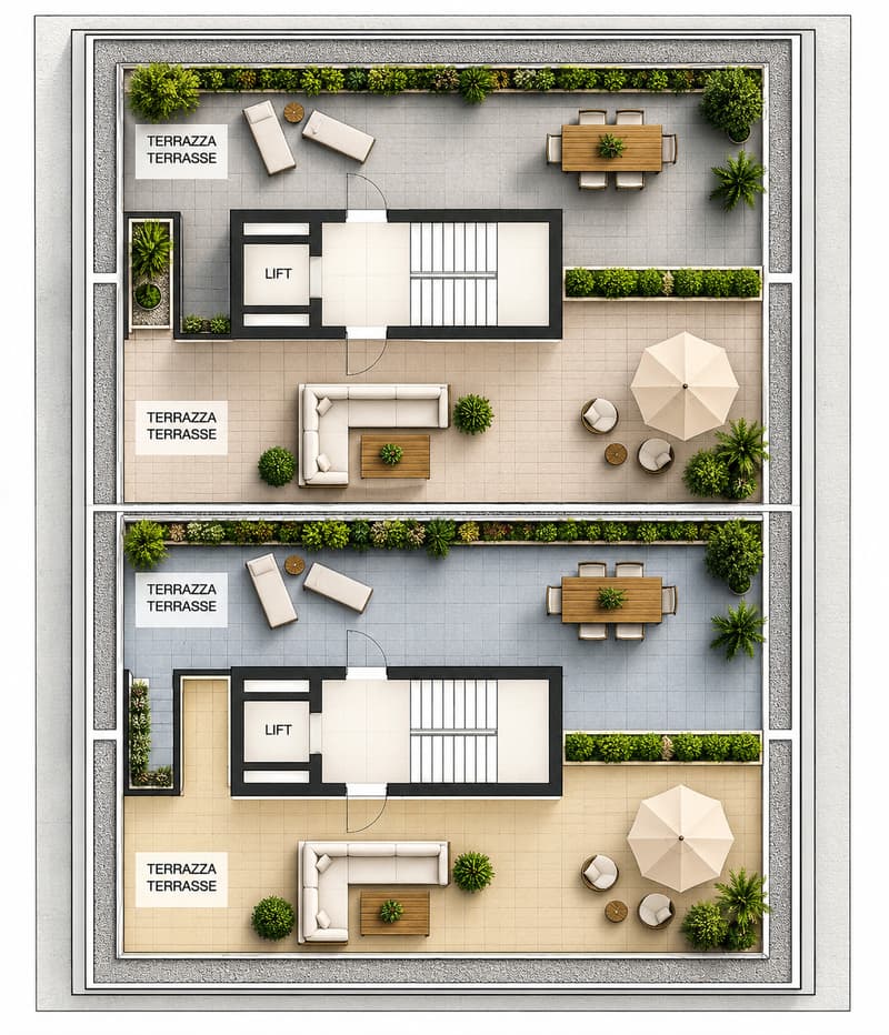 3, locali con grande terrazza, piscina, palestra e area wellness (12)