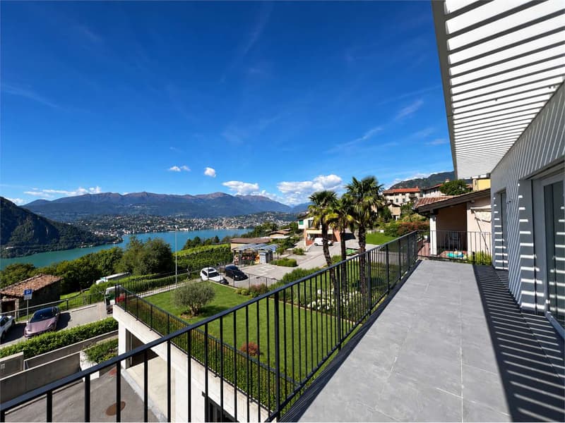Rif. 2713 Pugerna Villa di nuova costruzione con giardini e vista lago (2)