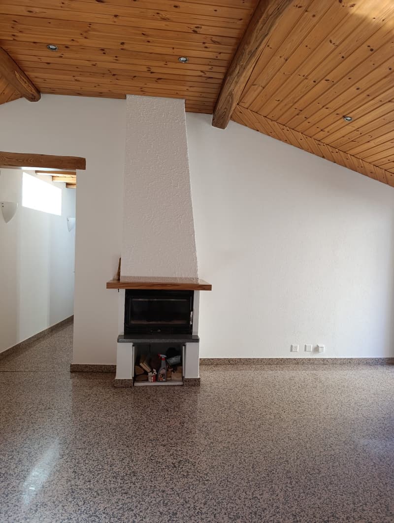 Luminoso appartamento 3.5 locali con camino a Melide (3)