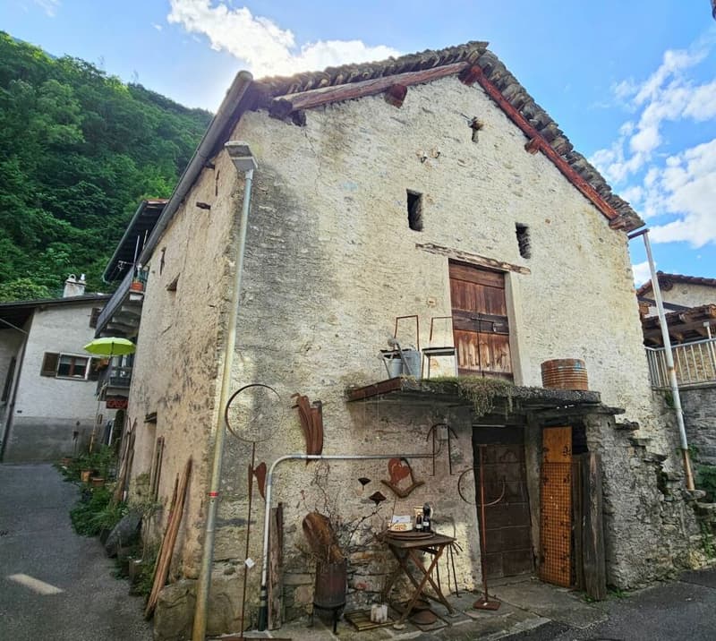 RUSTICO DA RISTRUTTURARE A GNOSCA (1)