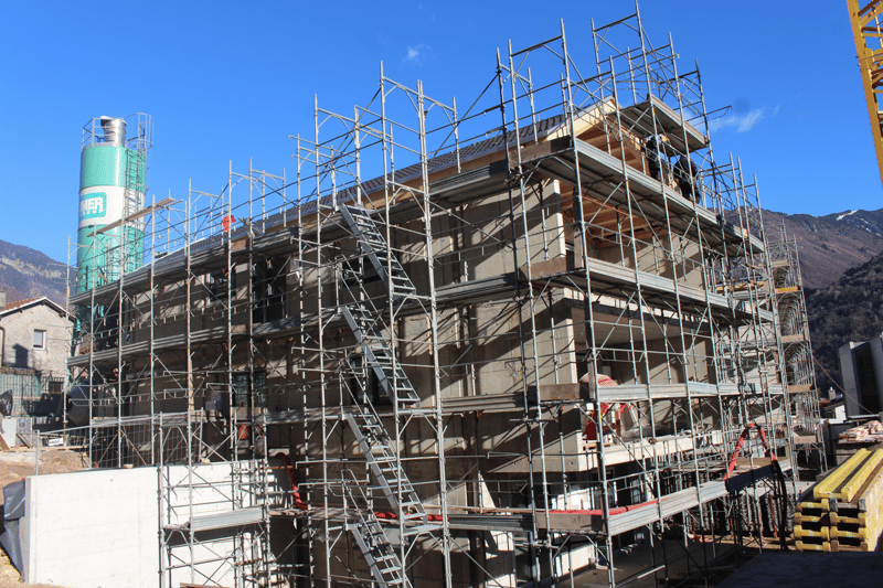 Nuovo Duplex in costruzione con vista sui Castelli di Bellinzona (4)