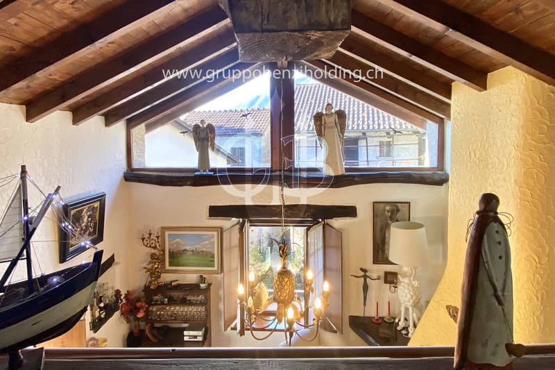 Luminosa casa di charme a Gordola in contesto residenziale. (4)