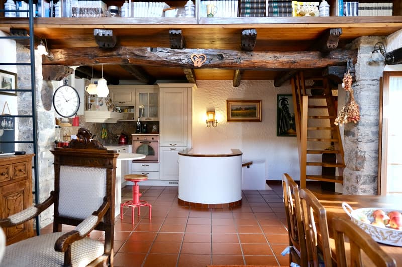 Luminosa casa di charme a Gordola in contesto residenziale. (8)