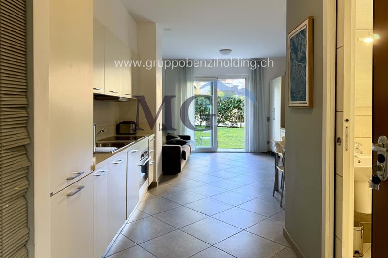 Appartamento con giardino a pochi passi dal Lago di Lugano. (15)