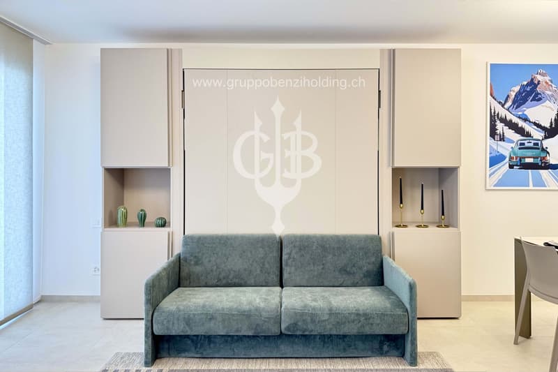 DIRETTAMENTE DAL PROMOTORE - Giubiasco - 1,5 locali con giardino (8)