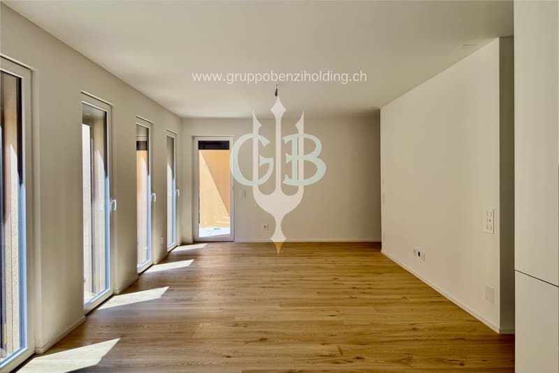 DIRETTAMENTE DAL PROMOTORE - Giubiasco - 3,5 locali con giardino (5)