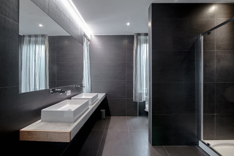 AFFITTASI MENSILMENTE Villa pronta all'uso in centro Lugano con importante vista lago (21)