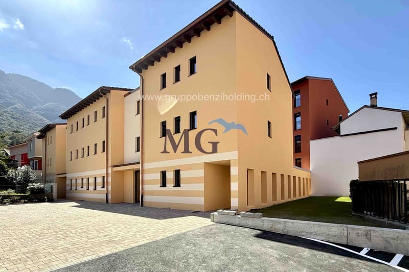 Piazza Grande a Giubiasco - nuovo 1,5 locali. (2)