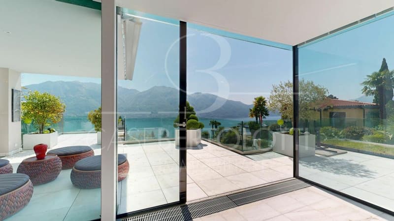 Der Lago Maggiore als Teil des Wohnens.